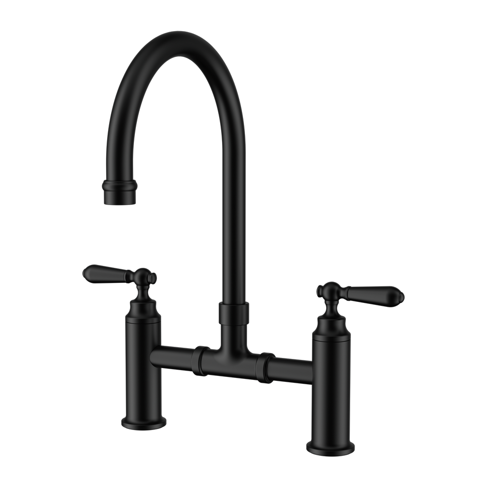 YORK BRIDGE KITCHEN SET MATTE BLACK