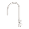 YORK PULL OUT SINK MIXER WITH VEGIE SPRAY FUNCTION WITH METAL LEVER BRUSHED NICKEL