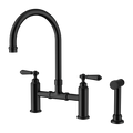 YORK BRIDGE PULL OUT KITCHEN SET WITH HAND SPRAY MATTE BLACK
