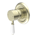 YORK SHOWER MIXER WITH AGED BRASS