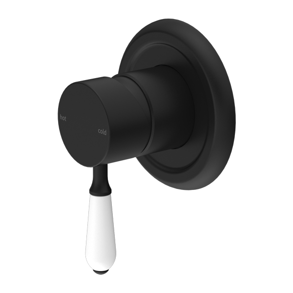 YORK SHOWER MIXER WITH MATTE BLACK