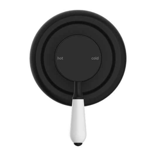YORK SHOWER MIXER WITH MATTE BLACK
