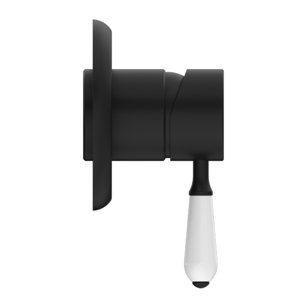 YORK SHOWER MIXER WITH MATTE BLACK