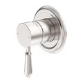 YORK SHOWER MIXER WITH METAL LEVER BRUSHED NICKEL