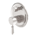 YORK SHOWER MIXER WITH DIVERTOR WITH METAL LEVER BRUSHED NICKEL