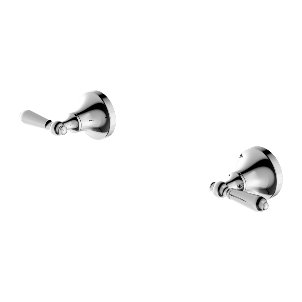 YORK WALL TOP ASSEMBLIES WITH METAL LEVER CHROME