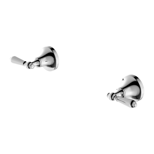 YORK WALL TOP ASSEMBLIES WITH METAL LEVER CHROME