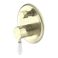 YORK SHOWER MIXER WITH DIVERTOR WITH AGED BRASS