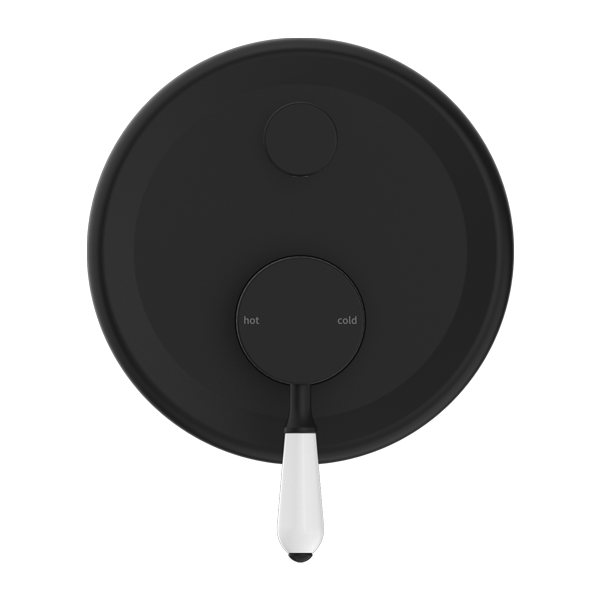 YORK SHOWER MIXER WITH DIVERTOR WITH MATTE BLACK