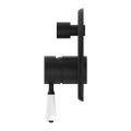 YORK SHOWER MIXER WITH DIVERTOR WITH MATTE BLACK