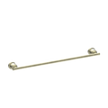 YORK SINGLE TOWEL RAIL 600MM AGED BRASS