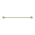 YORK SINGLE TOWEL RAIL 600MM AGED BRASS