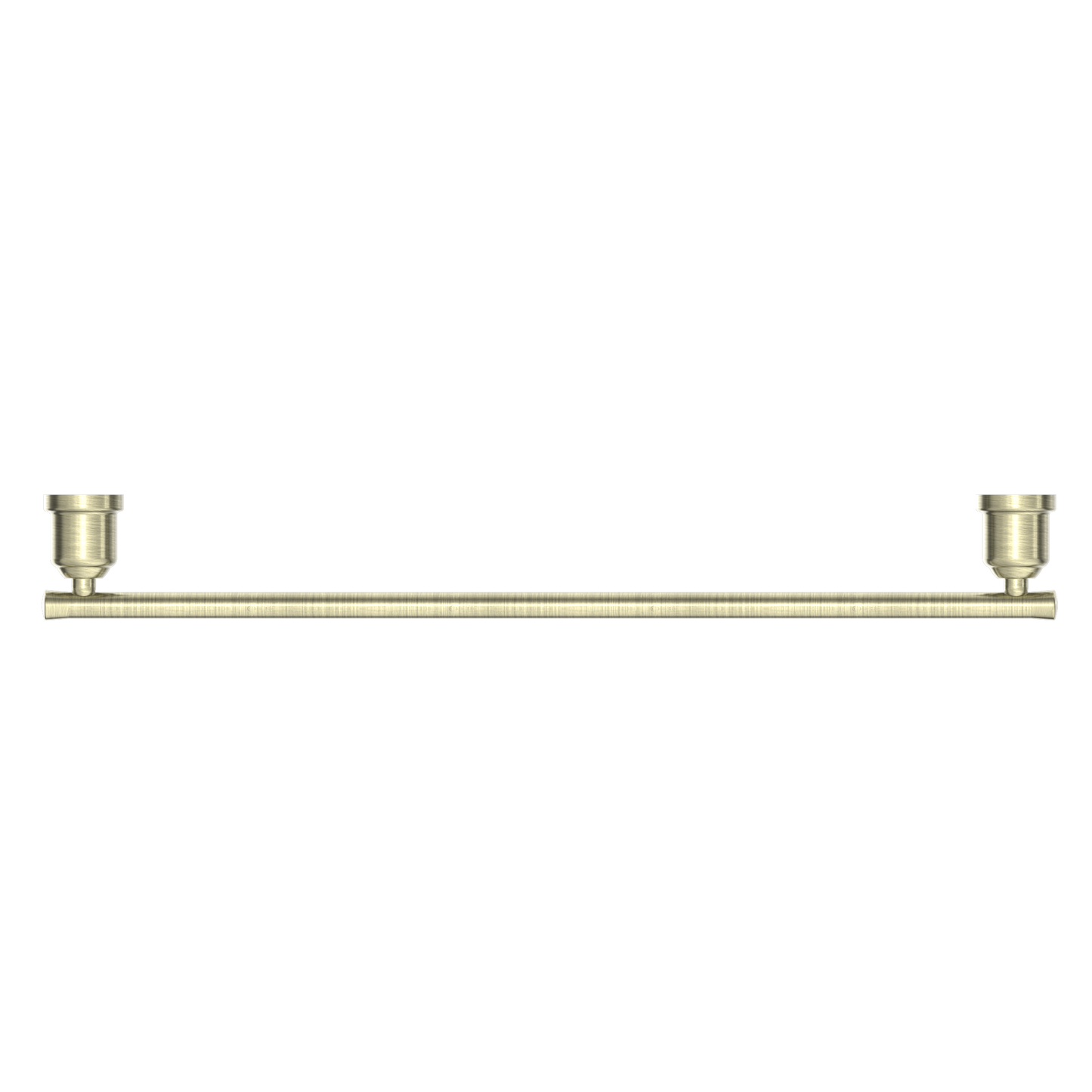 YORK SINGLE TOWEL RAIL 600MM AGED BRASS