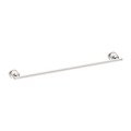 YORK SINGLE TOWEL RAIL 600MM BRUSHED NICKEL