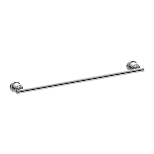 YORK SINGLE TOWEL RAIL 600MM CHROME