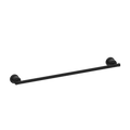 YORK SINGLE TOWEL RAIL 600MM MATTE BLACK