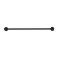 YORK SINGLE TOWEL RAIL 600MM MATTE BLACK