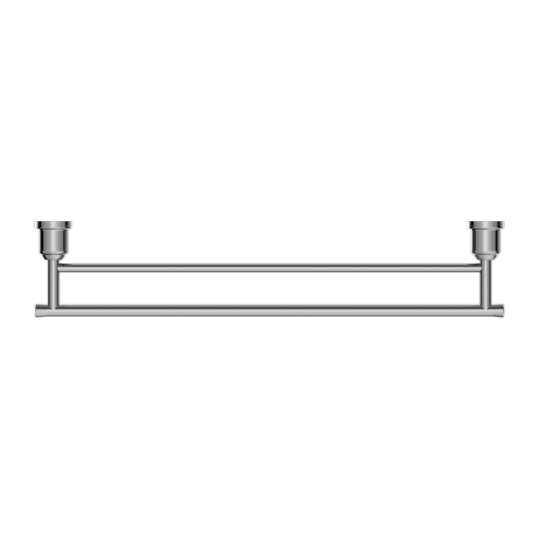 YORK DOUBLE TOWEL RAIL 600MM CHROME