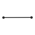 YORK DOUBLE TOWEL RAIL 600MM MATTE BLACK