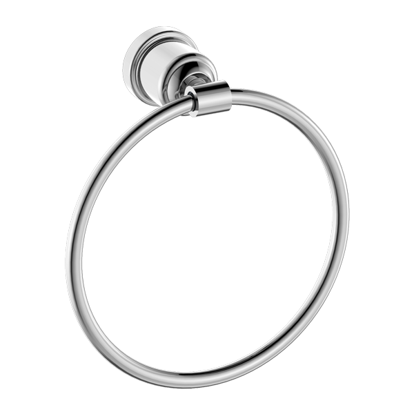 YORK TOWEL RING CHROME