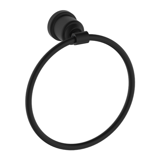 YORK TOWEL RING MATTE BLACK