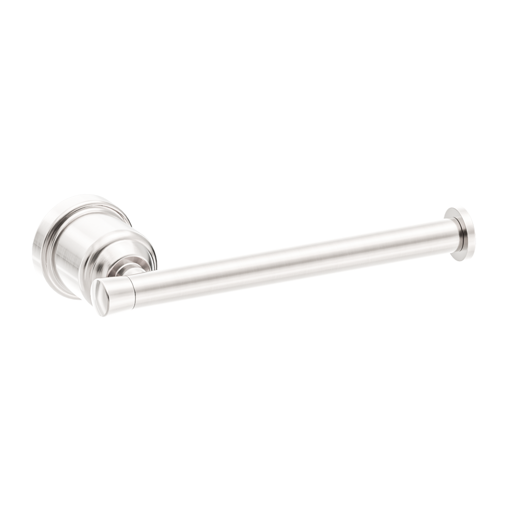 YORK TOILET ROLL HOLDER BRUSHED NICKEL