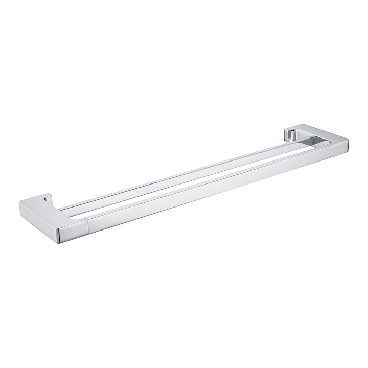 Pearl Double Towel Rail 600/800MM Chrome