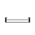 PEARL DOUBLE TOWEL RAIL 600/800MM MATTE BLACK