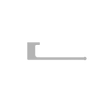Nero Pearl Hand Towel Rail Chrome