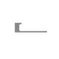 PEARL HAND TOWEL RAIL GUN METAL GREY