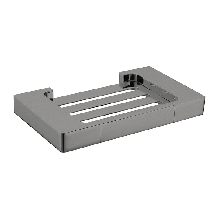 Pearl Soap Dish Holder Gun Metal Grey — Soap Dishes & Dispensers