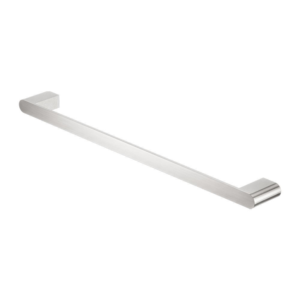 BIANCA SINGLE TOWEL RAIL 600/800MM BRUSHED NICKEL