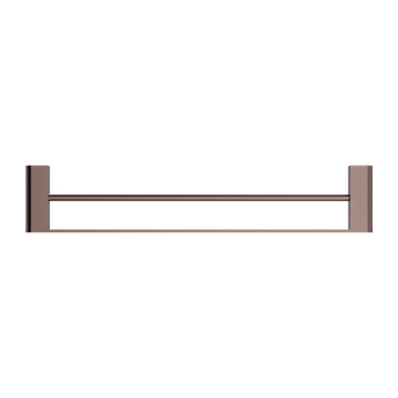 Bianca Double Towel Rail 600/800MM Brushed Bronze