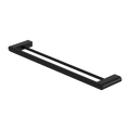 BIANCA DOUBLE TOWEL RAIL 600/800MM MATTE BLACK