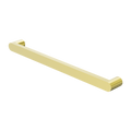 BIANCA 240V SINGLE HEATED TOWEL RAIL BRUSHED GOLD