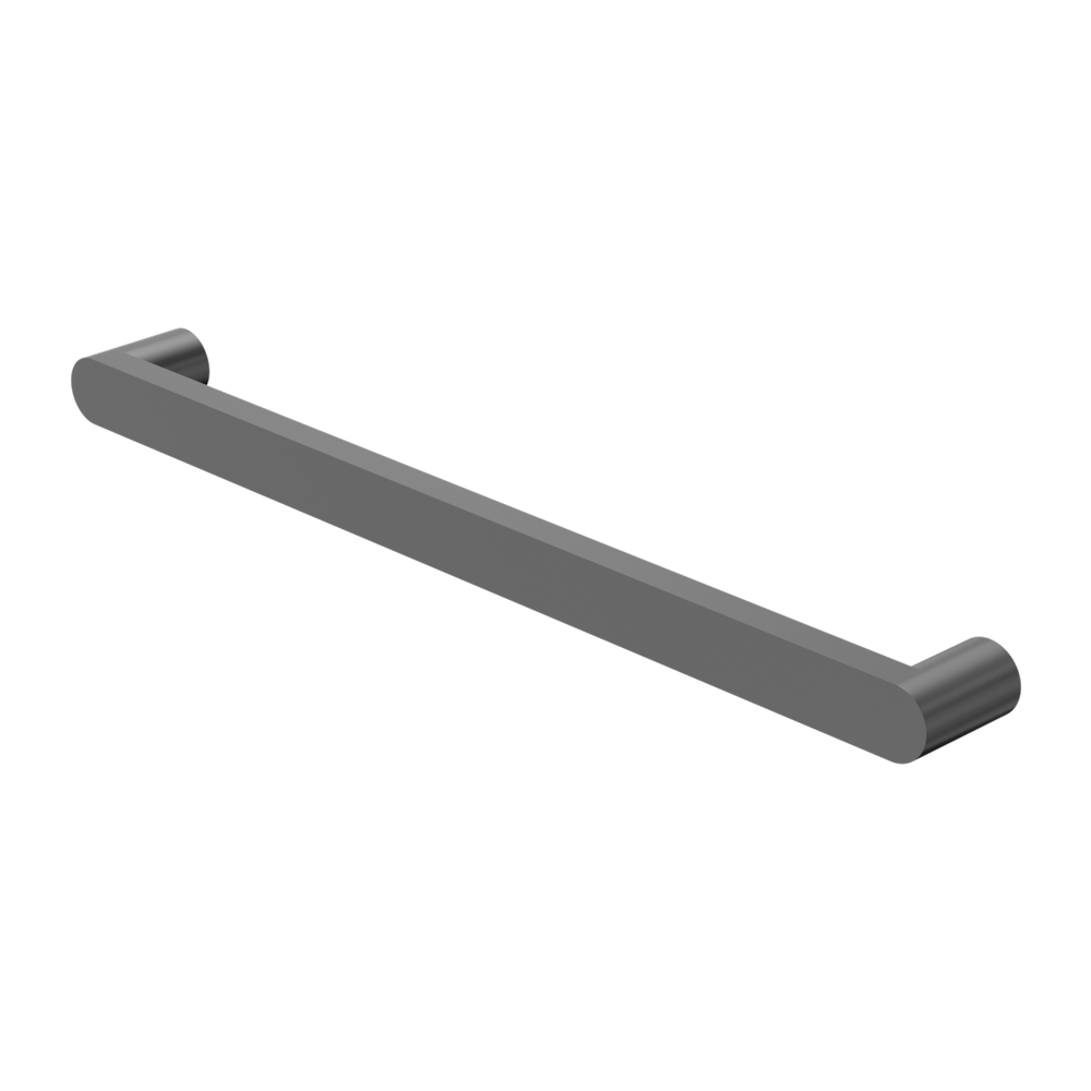 BIANCA 240V SINGLE HEATED TOWEL RAIL GUN METAL