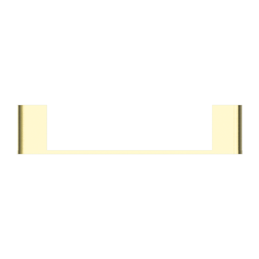 Bianca Hand Towel Rail Brushed Gold — Gold & Brass