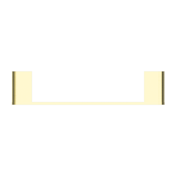Bianca Hand Towel Rail Brushed Gold — Gold & Brass