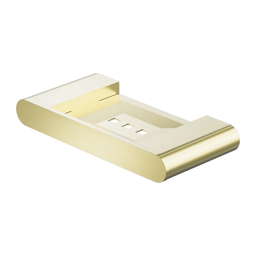 BIANCA SOAP DISH HOLDER BRUSHED GOLD