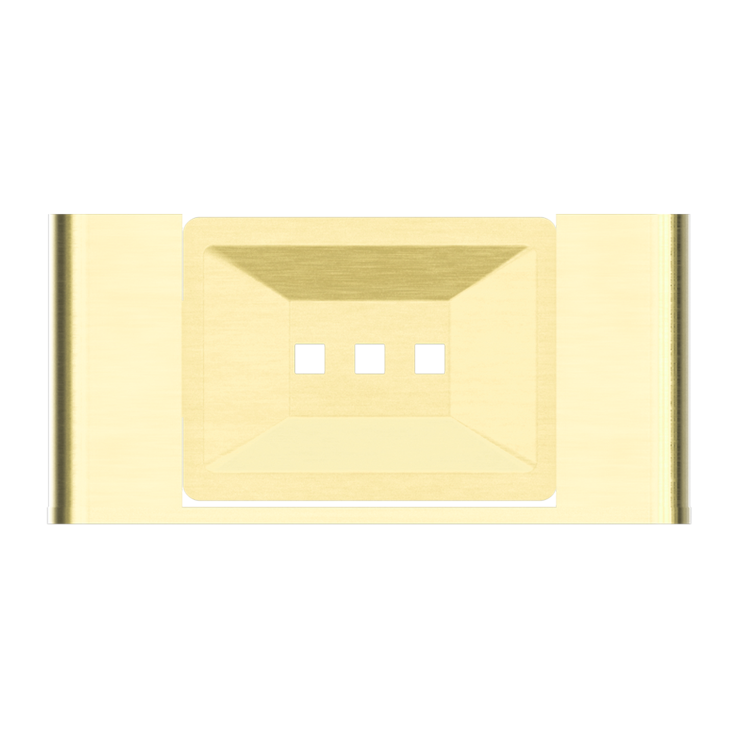 BIANCA SOAP DISH HOLDER BRUSHED GOLD