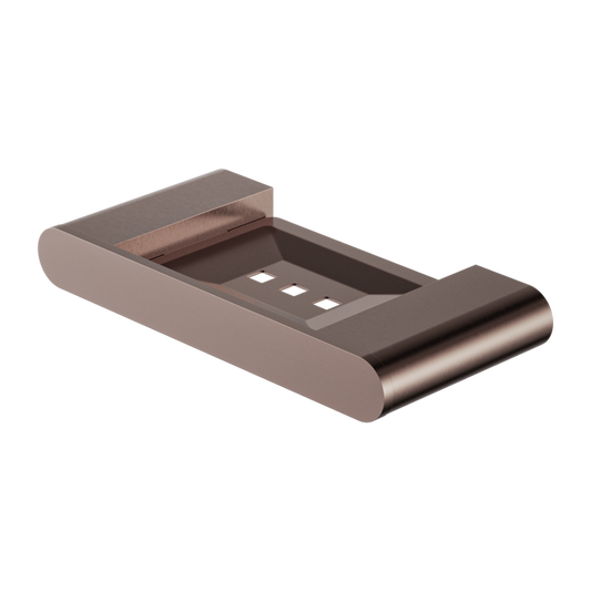 BIANCA SOAP DISH HOLDER BRUSHED BRONZE