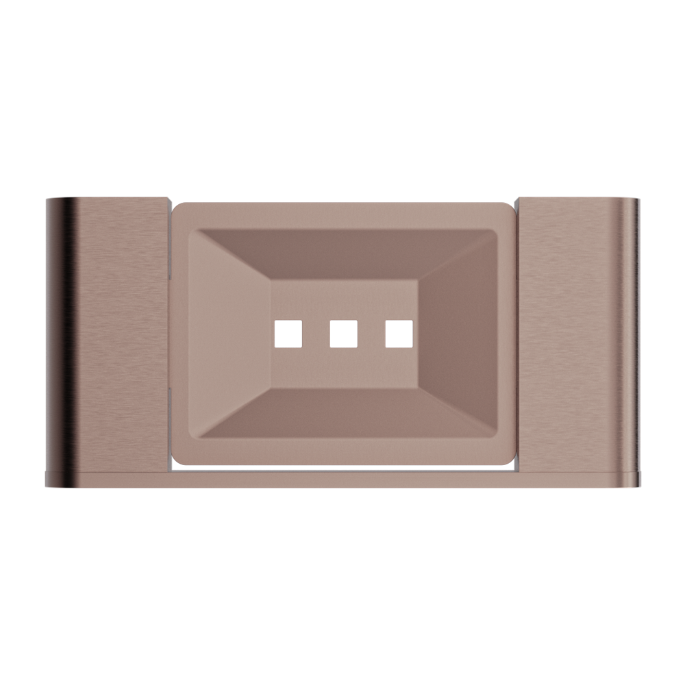 BIANCA SOAP DISH HOLDER BRUSHED BRONZE