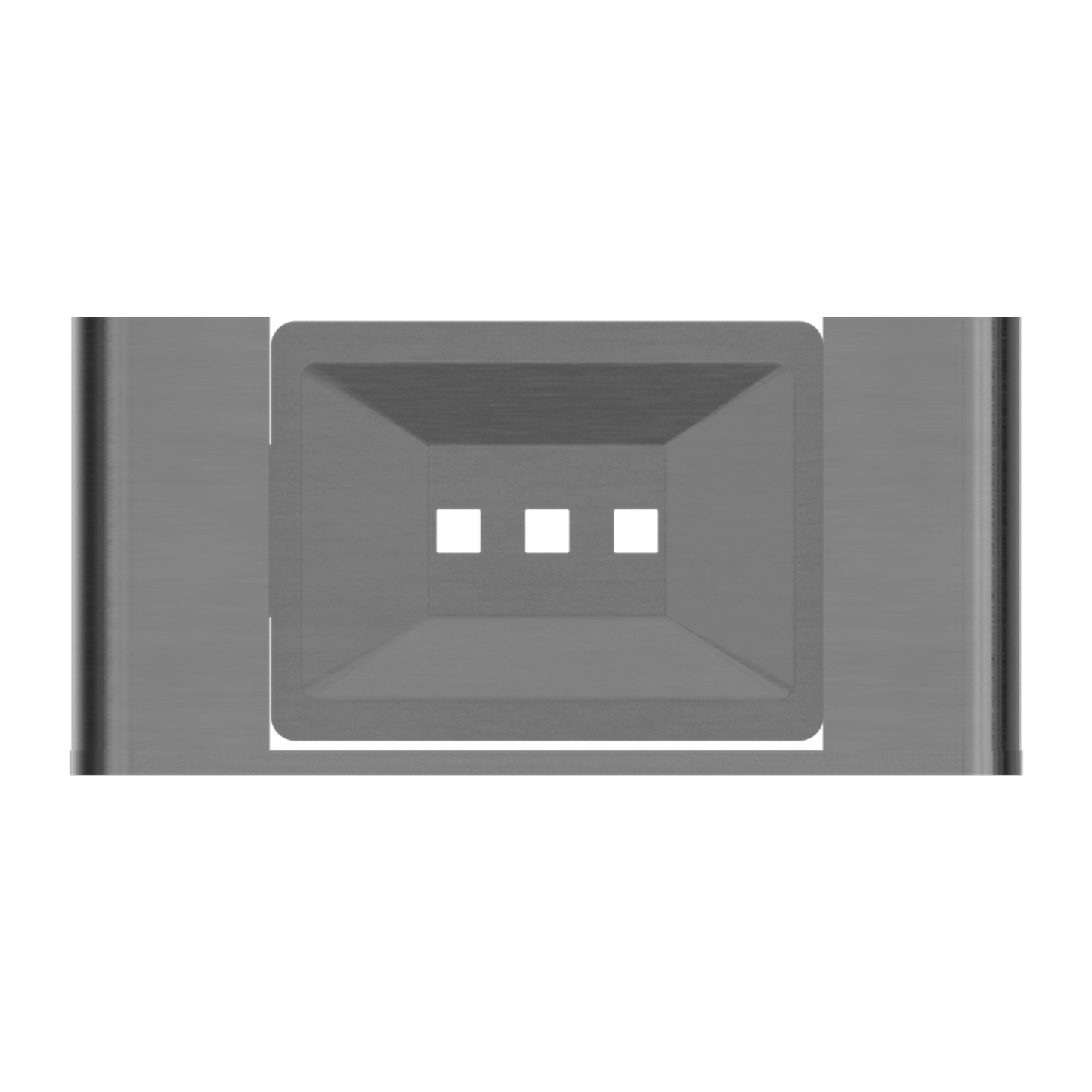 BIANCA SOAP DISH HOLDER GUN METAL GREY