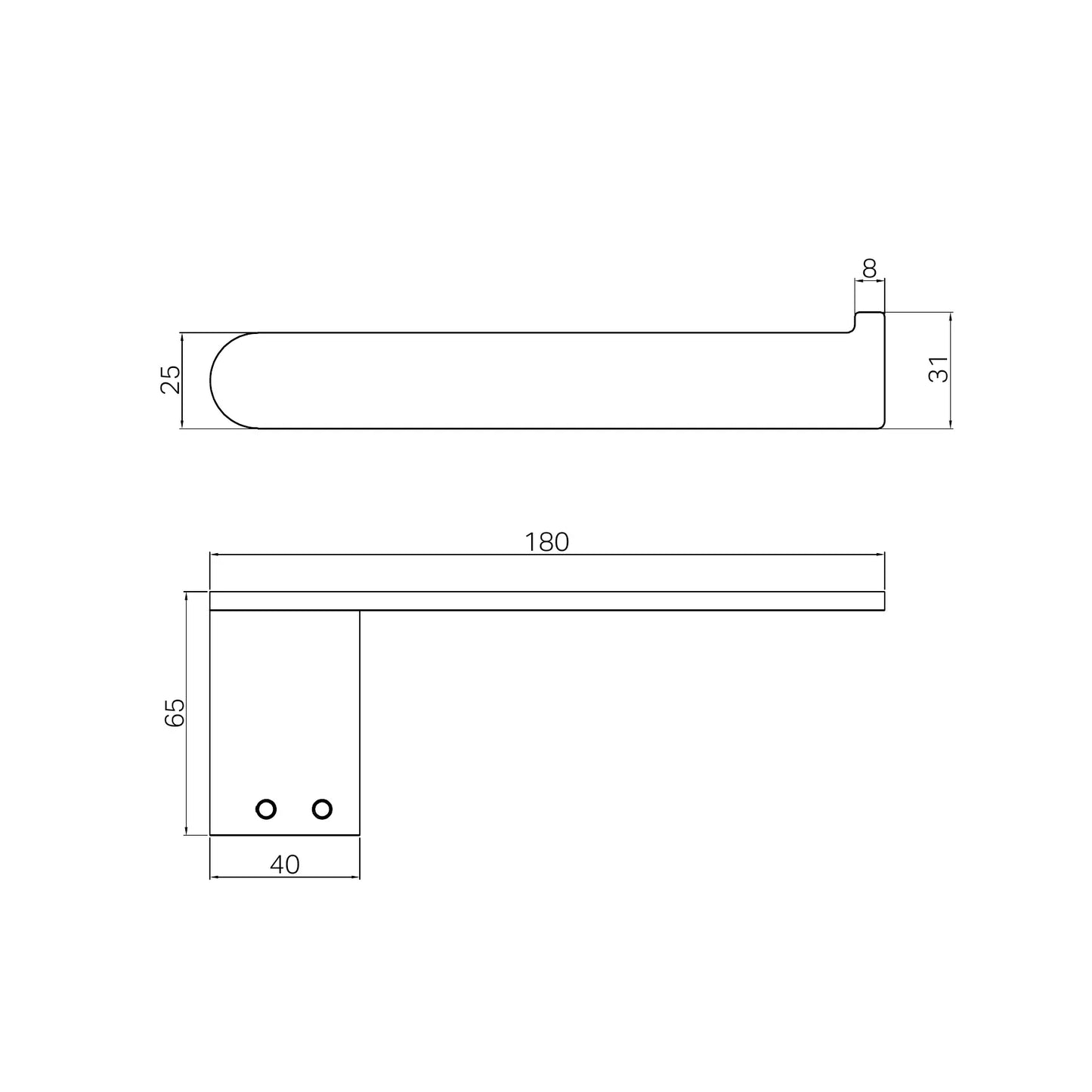 BIANCA TOILET ROLL HOLDER GUN METAL GREY