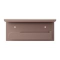 BIANCA TOILET ROLL HOLDER WITH PHONE HOLDER BRUSHED BRONZE