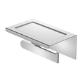 BIANCA TOILET ROLL HOLDER WITH PHONE HOLDER CHROME