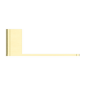 BIANCA TOILET ROLL HOLDER BRUSHED GOLD