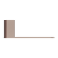 BIANCA TOILET ROLL HOLDER BRUSHED BRONZE