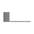 BIANCA TOILET ROLL HOLDER GUN METAL GREY