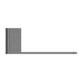 BIANCA TOILET ROLL HOLDER GUN METAL GREY